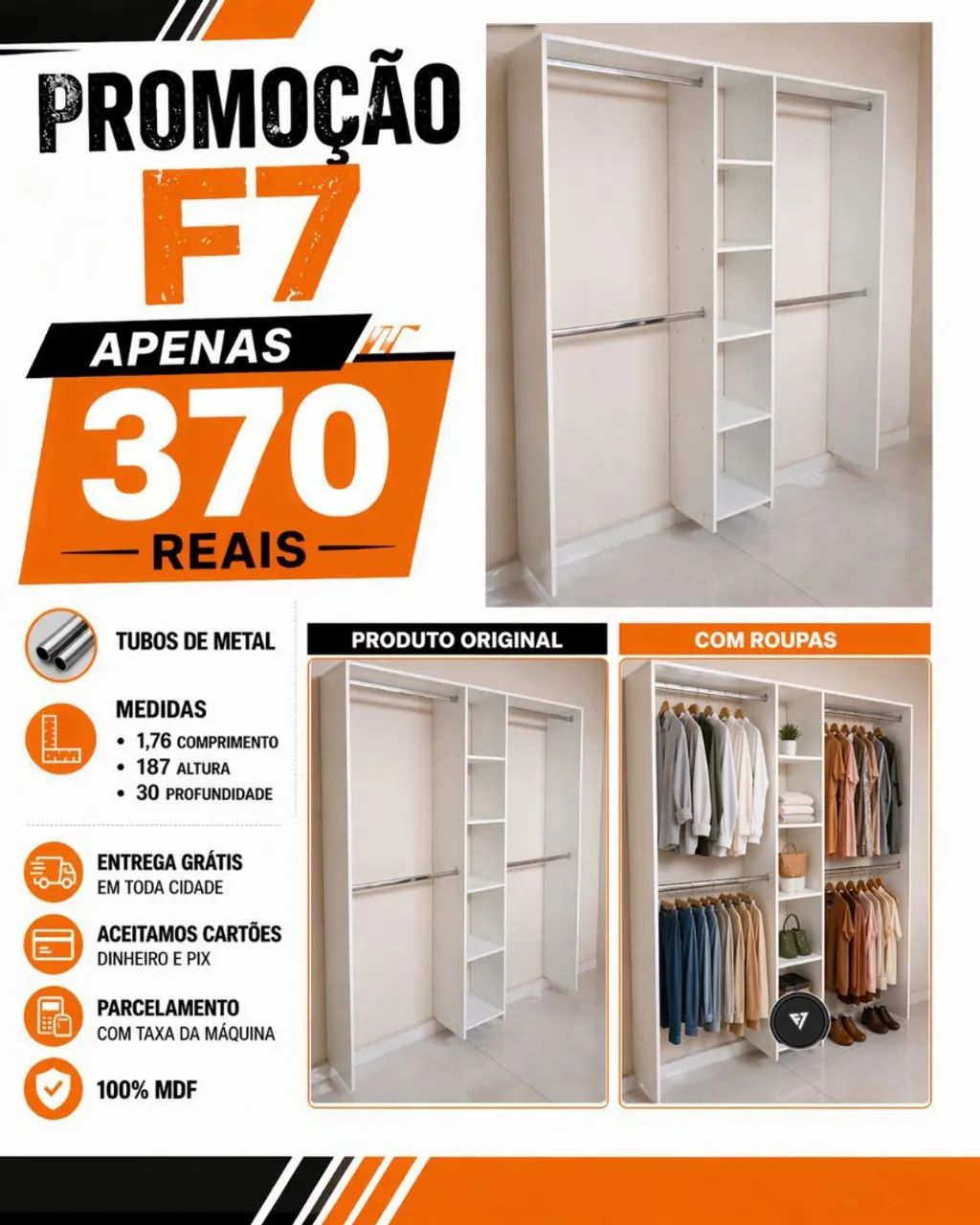 Expositor prateleira MDF 