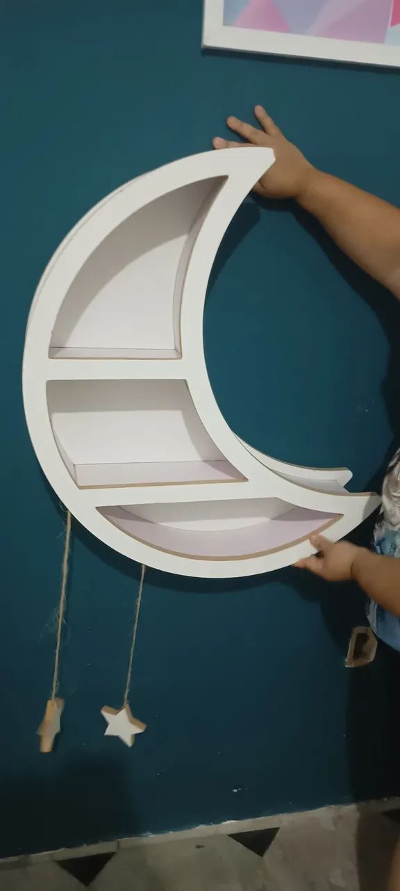 Nincho decorador em formato de lua