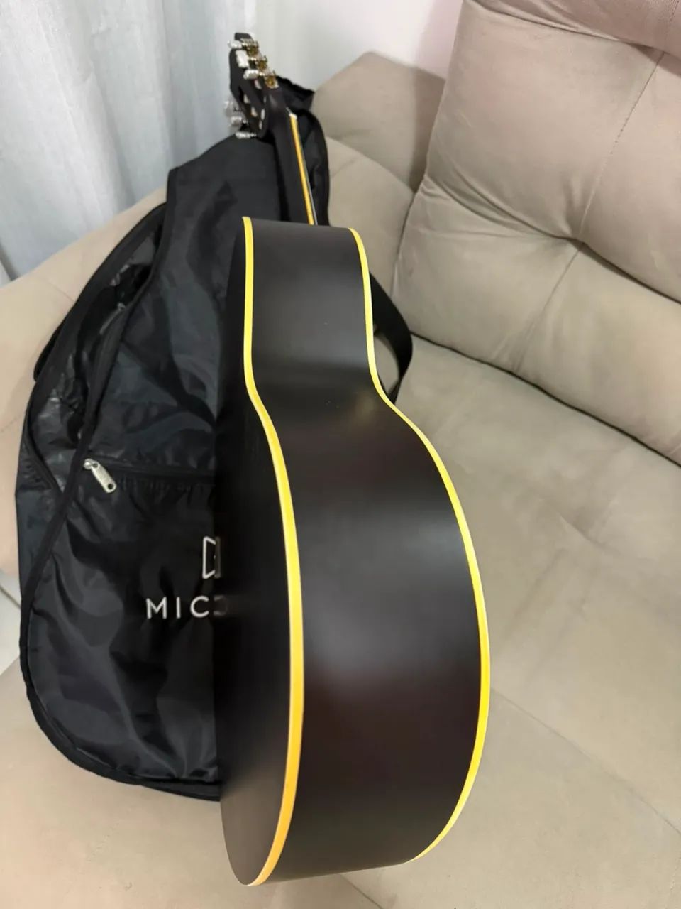 Violão Michael VM19E BKS.
