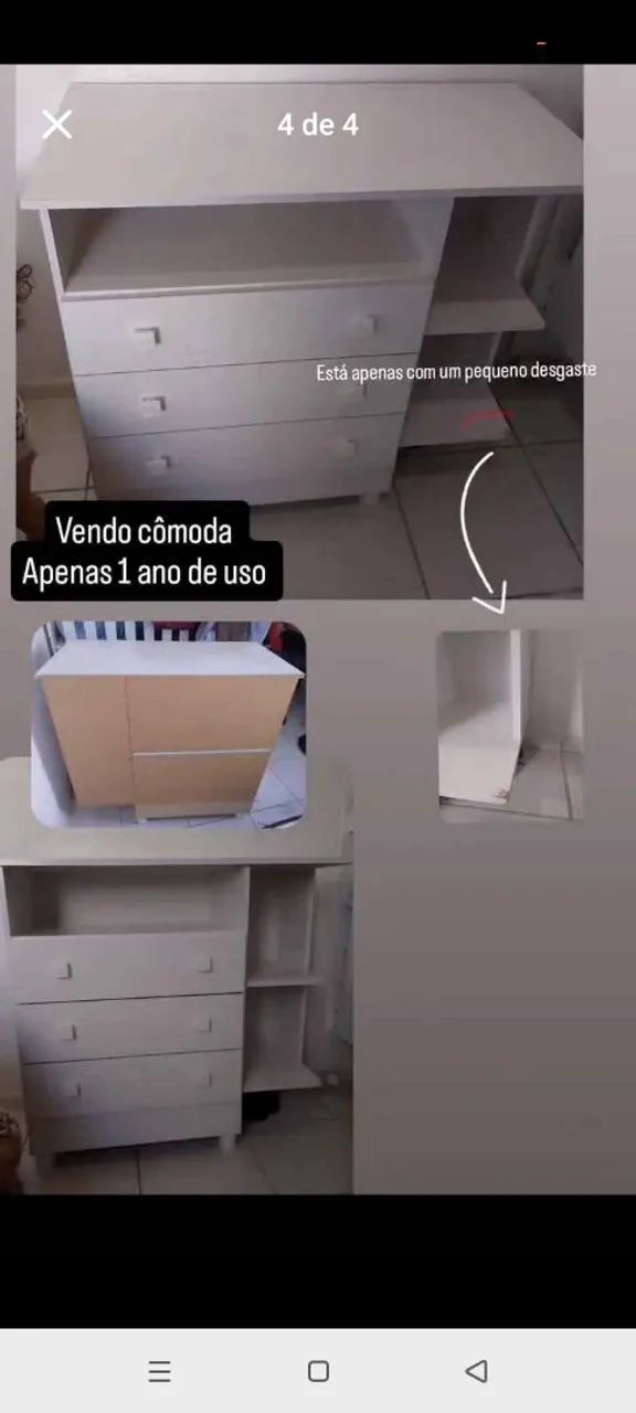 Vendo cômoda semi-nova