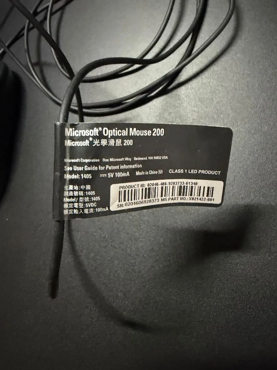 Mouse Microsoft Optical Mouse 200 Original USB - Foto 2
