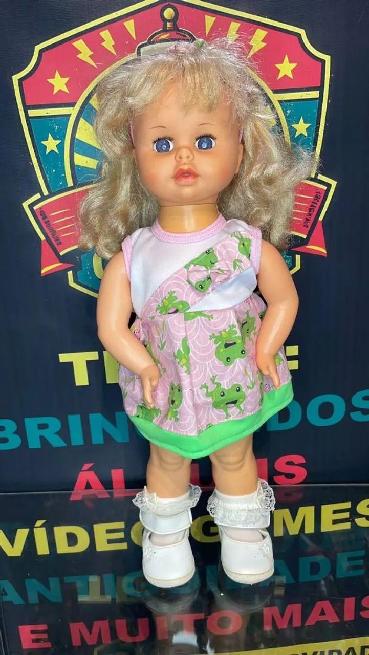 Boneca Bate Palminha estrela anos 80