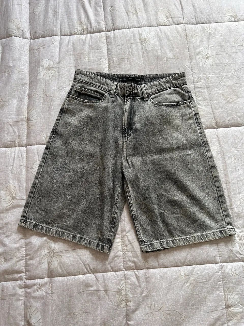 Bermuda Jorts Baggy Cinza