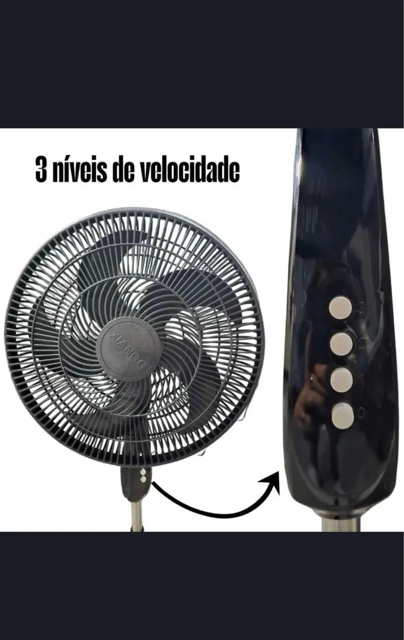 Ventilador pedestal novos e com garantia  - Foto 2