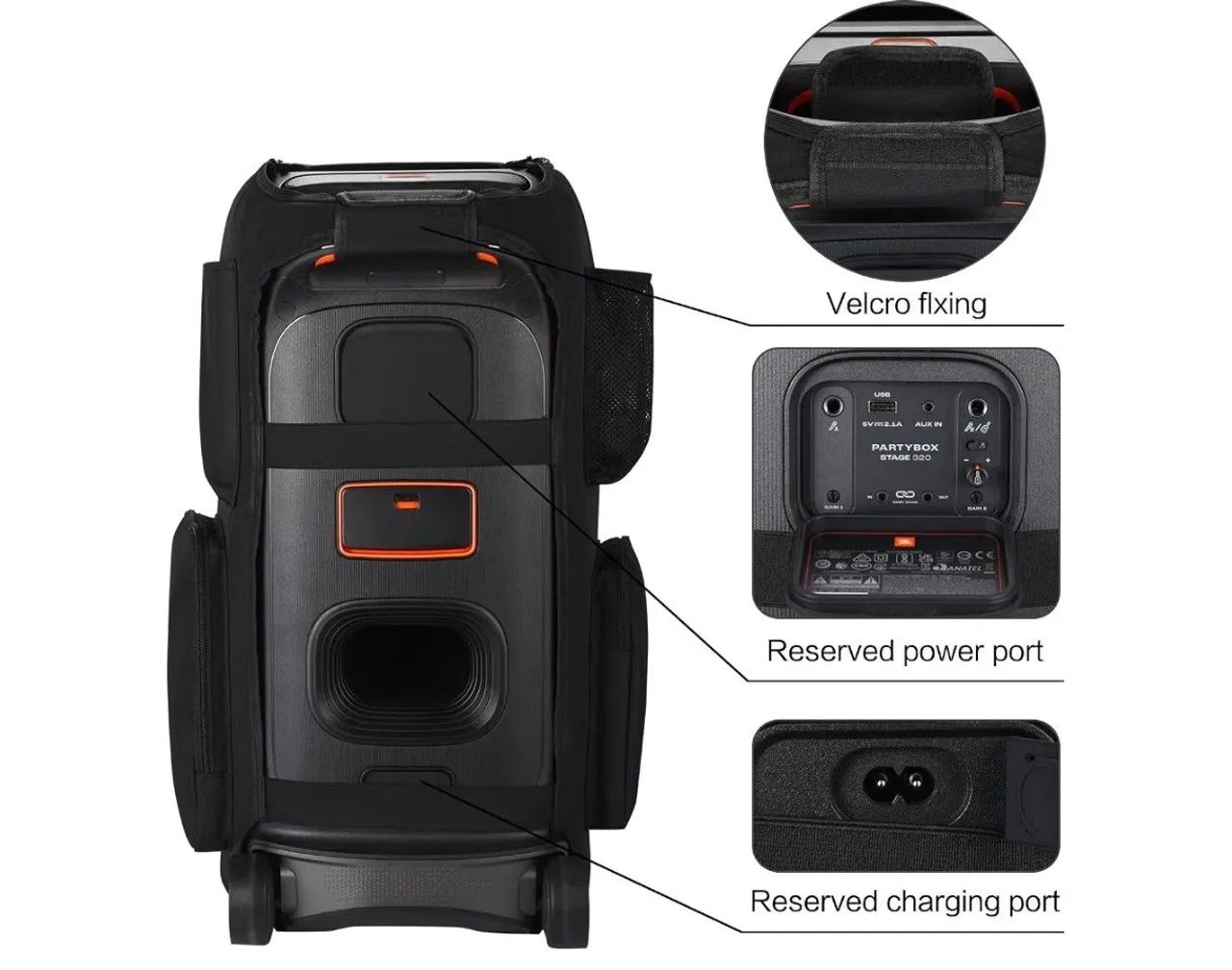 Case JBL Partybox 320 nova - Foto 2