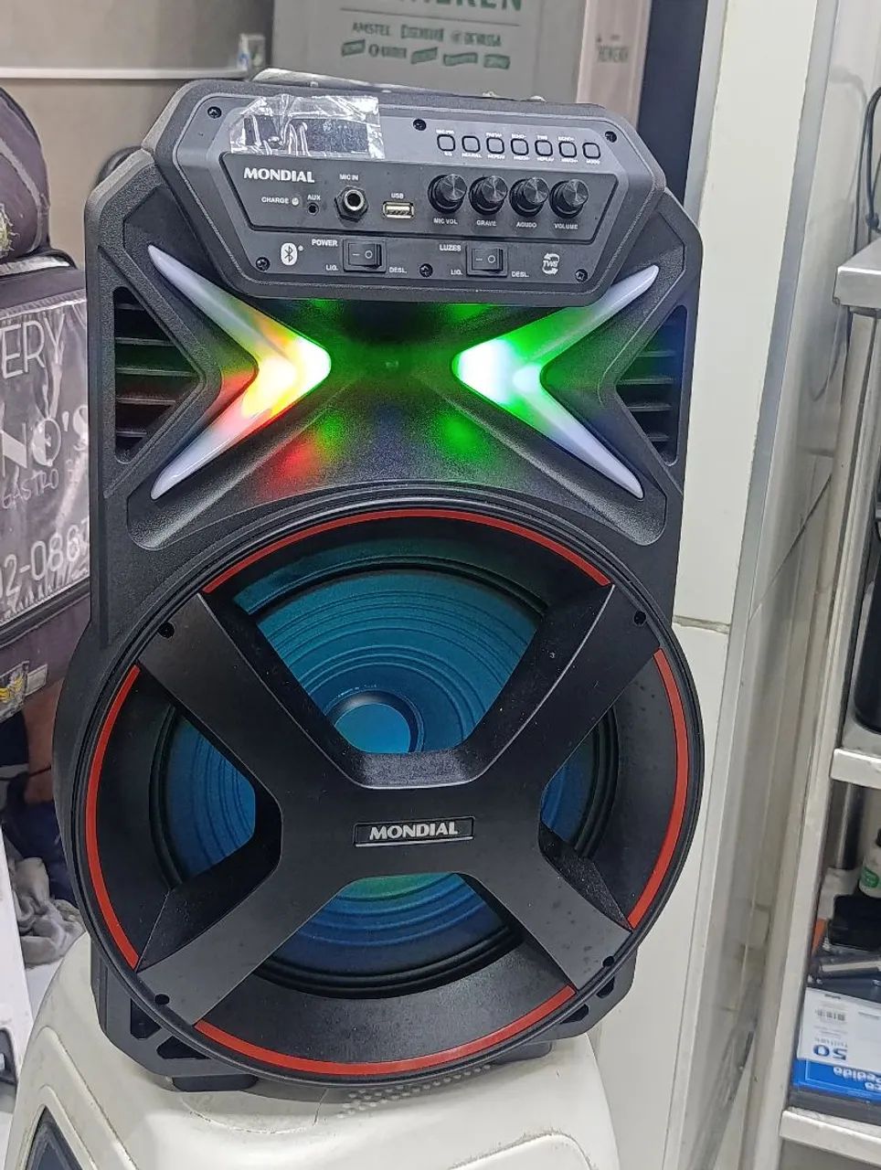 Caixa de som Bluetooth amplificada 400w - Foto 2
