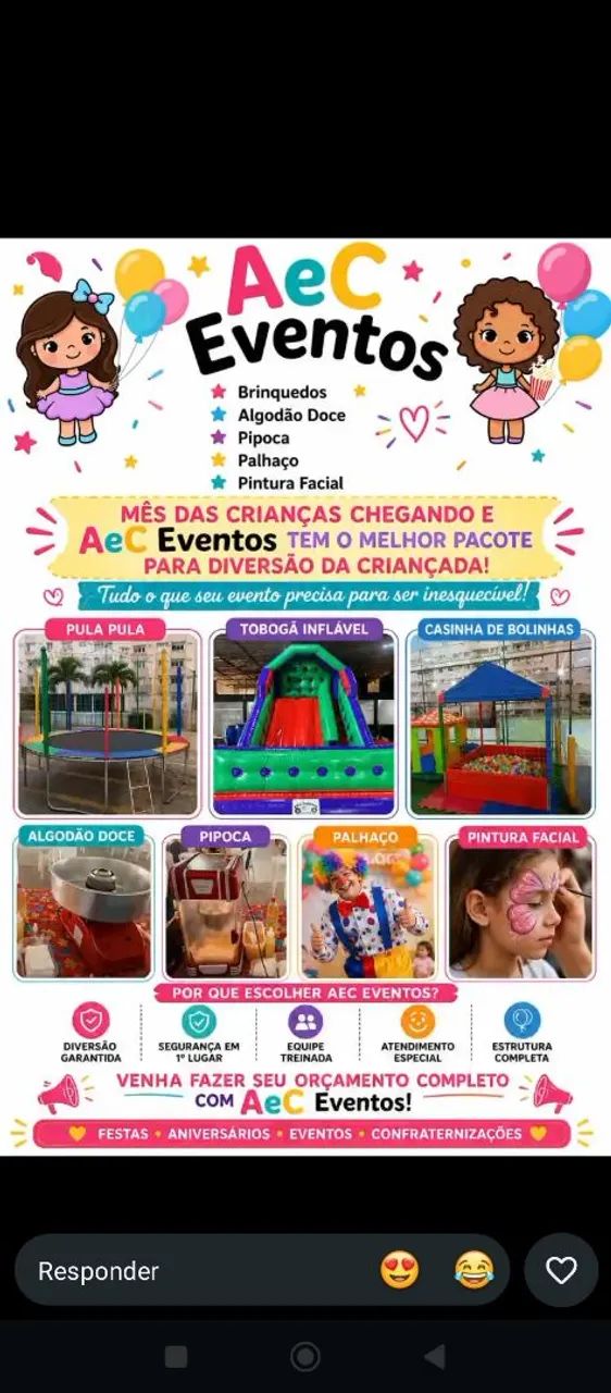Brinquedos e buffet infantil 