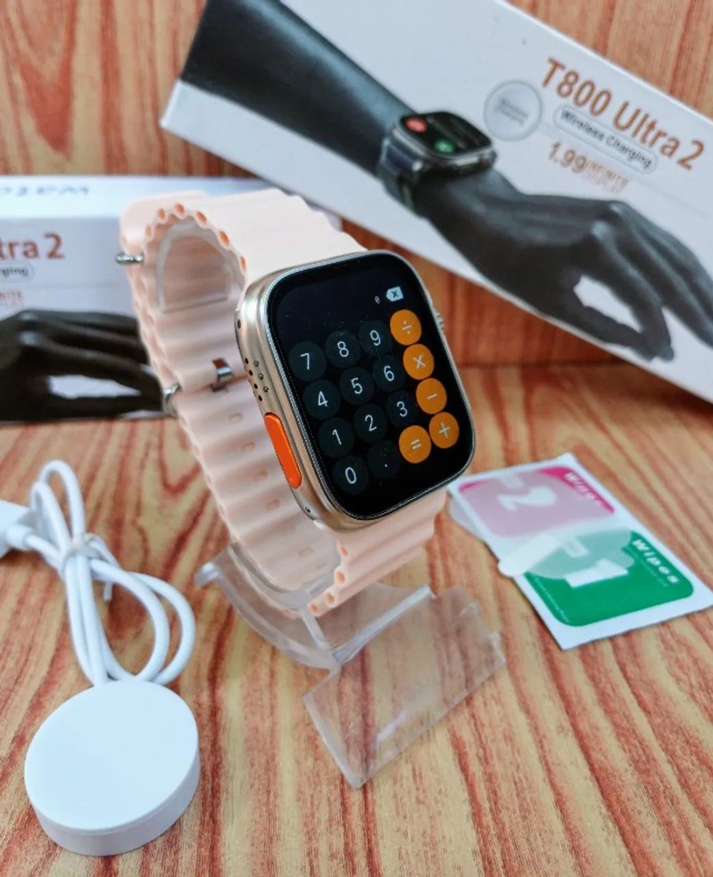 Smartwatch T800 Ultra Rosa - Foto 5