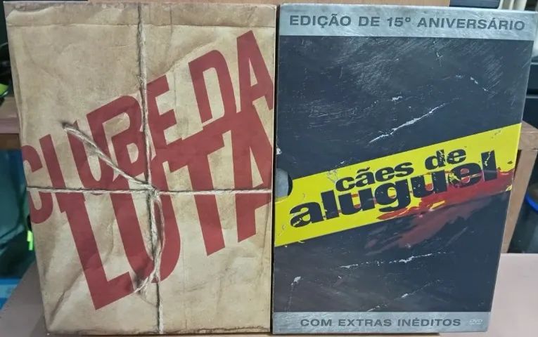 Lote 2 DVDs Colecionador: Clube Da Luta E Cães De Aluguel 