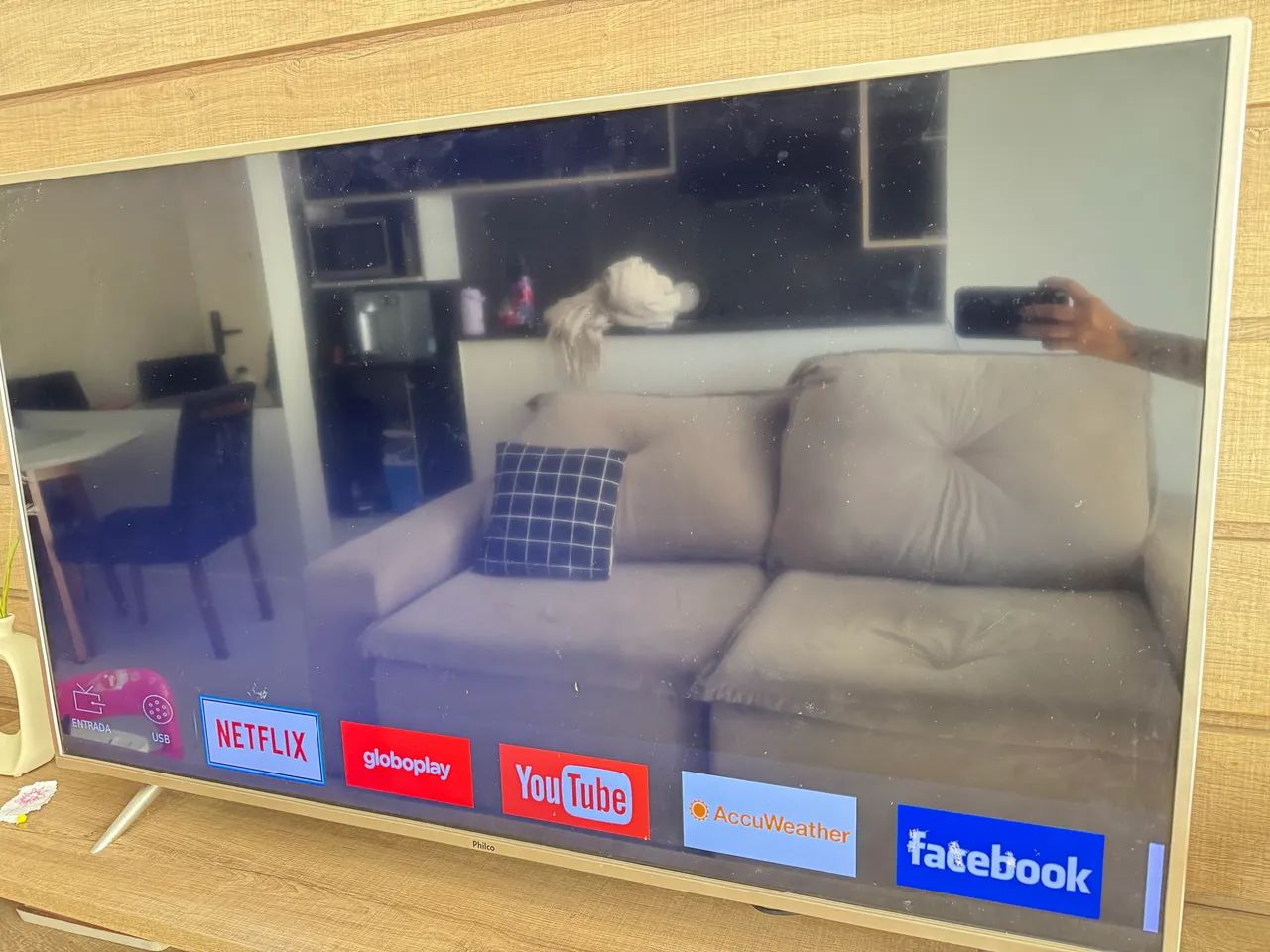 TV SMART 4K PHILCO 55 POLEGADAS