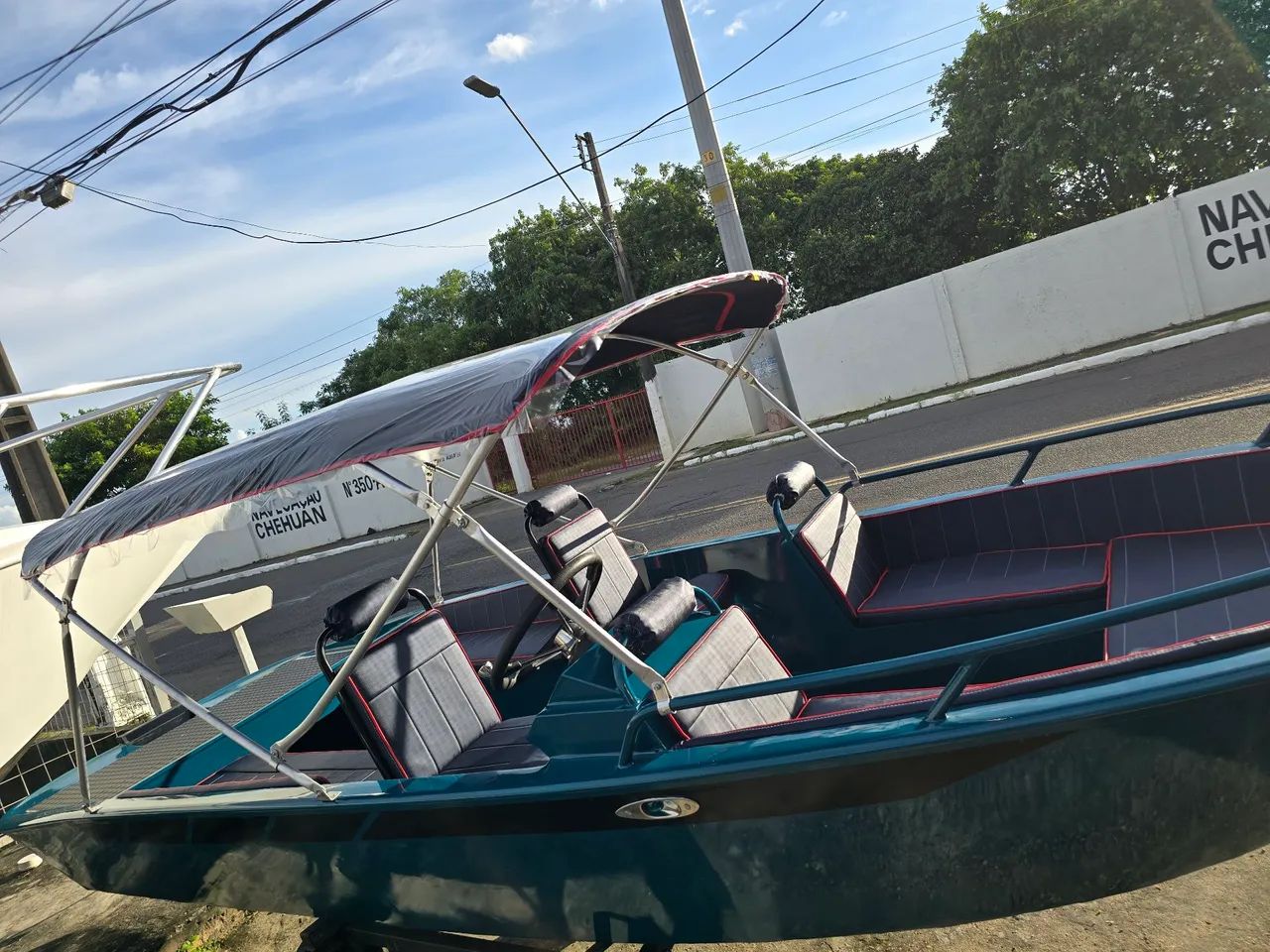 lancha nova nunca usada super esportiva  - Foto 7