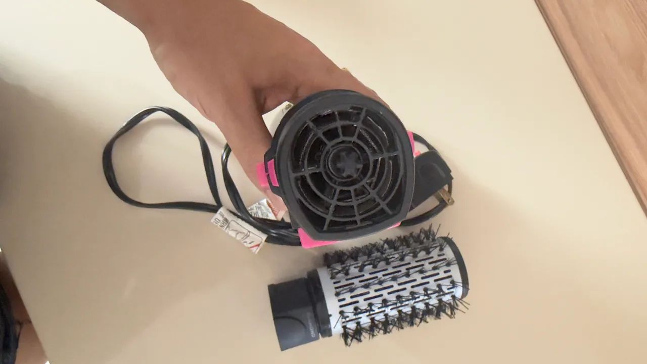 Escova modeladora giratória de cabelo Conair Polishop 500w - Foto 2