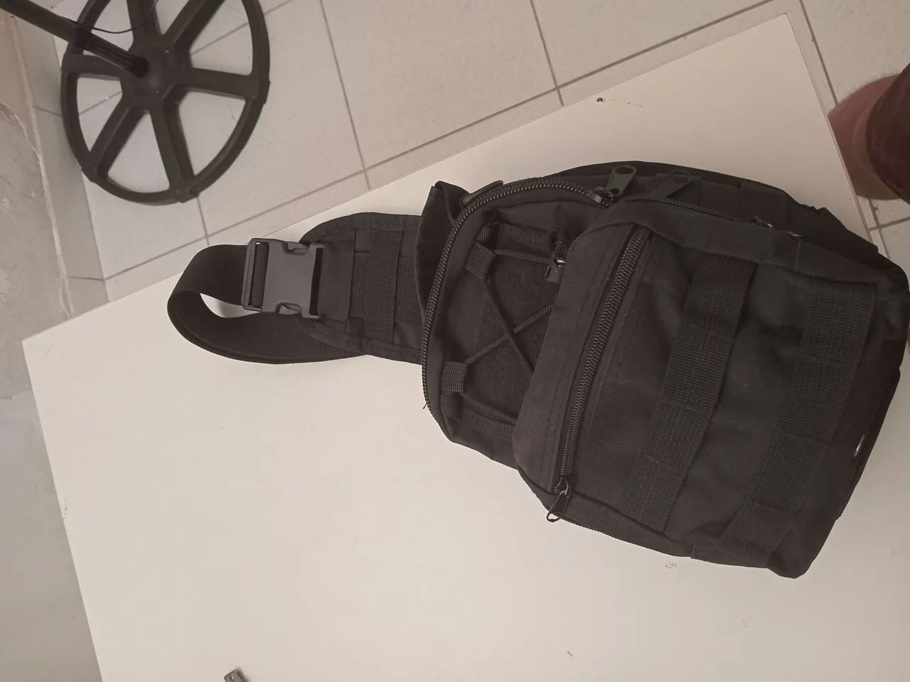Mochila transversal tática 