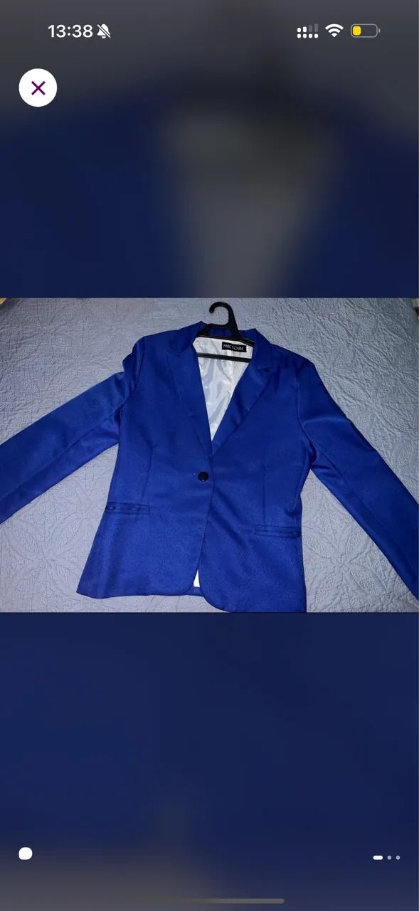 Kit 2 blazer preto e azul - Foto 3