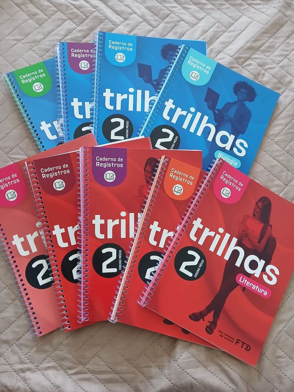 Livros novos de registro venda unica ou todos FTD coleçao trilas 2