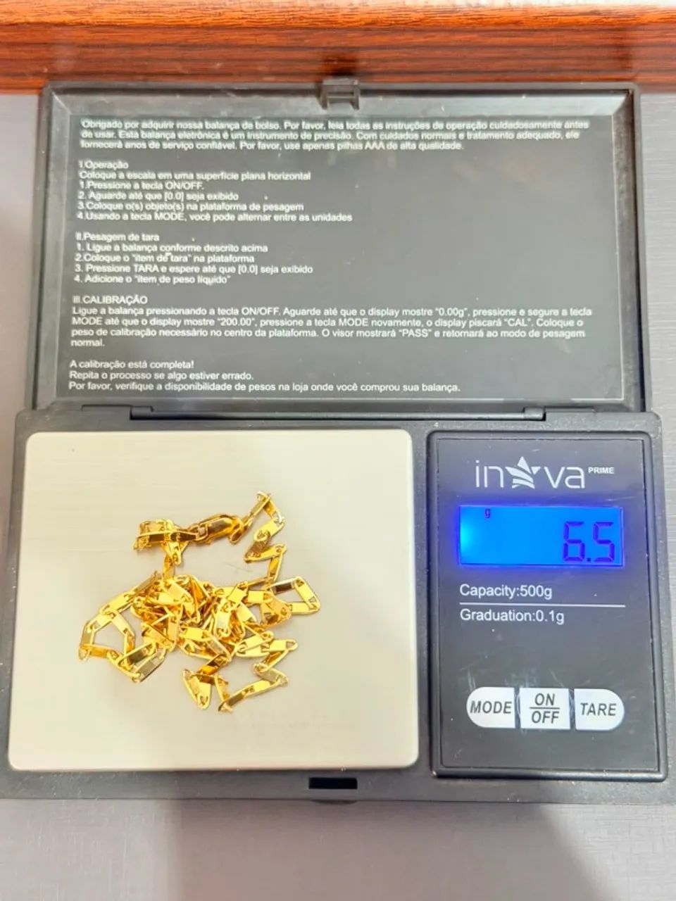 CORDÃO PIASTRINE OURO 18K - Foto 4