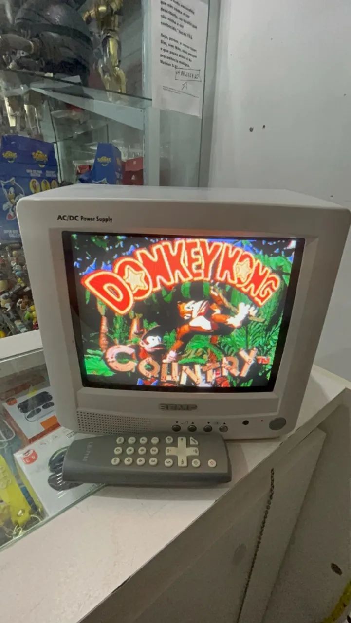 Tv crt tudo retrogamer semp AcDc 10 polegadas cod020