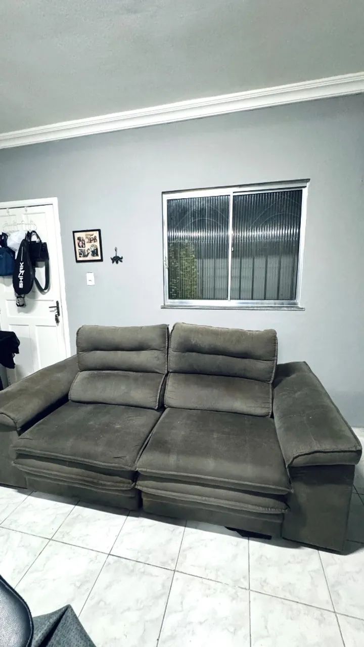 Sofá cama reclinável usado 