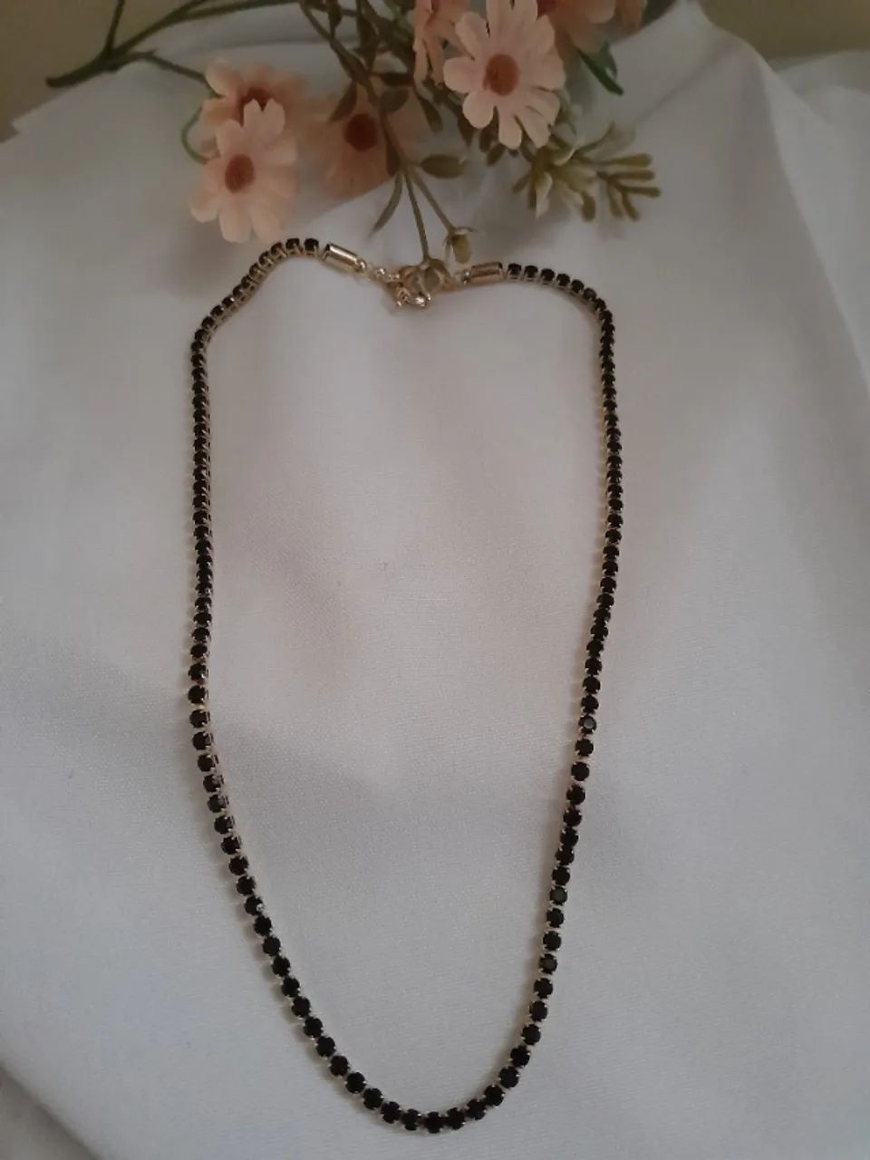 Choker Navete Folheado a Ouro 18K - Foto 2