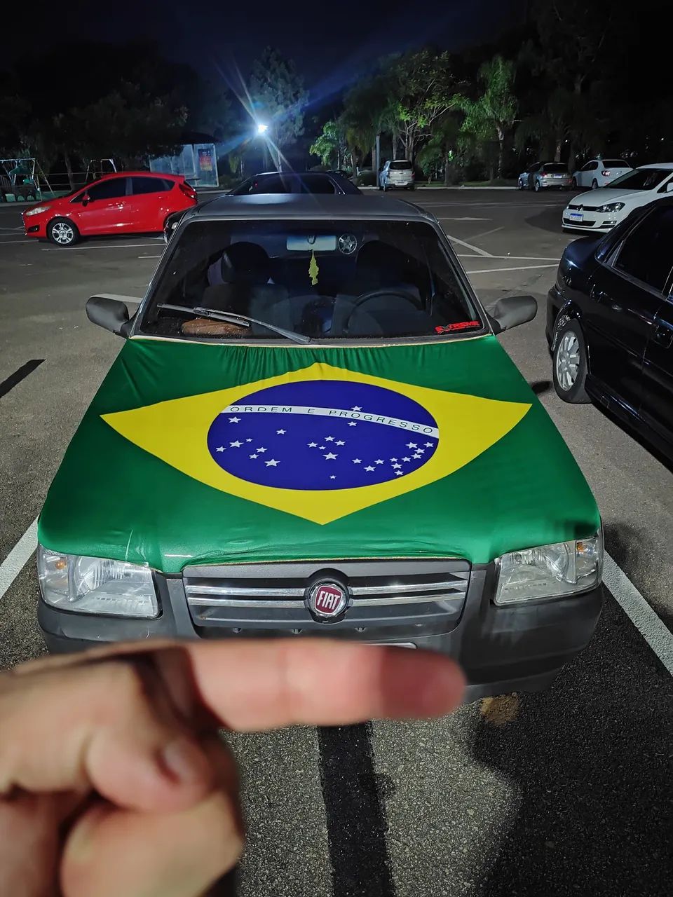 Bandeira do Brasil para capô  - Foto 3