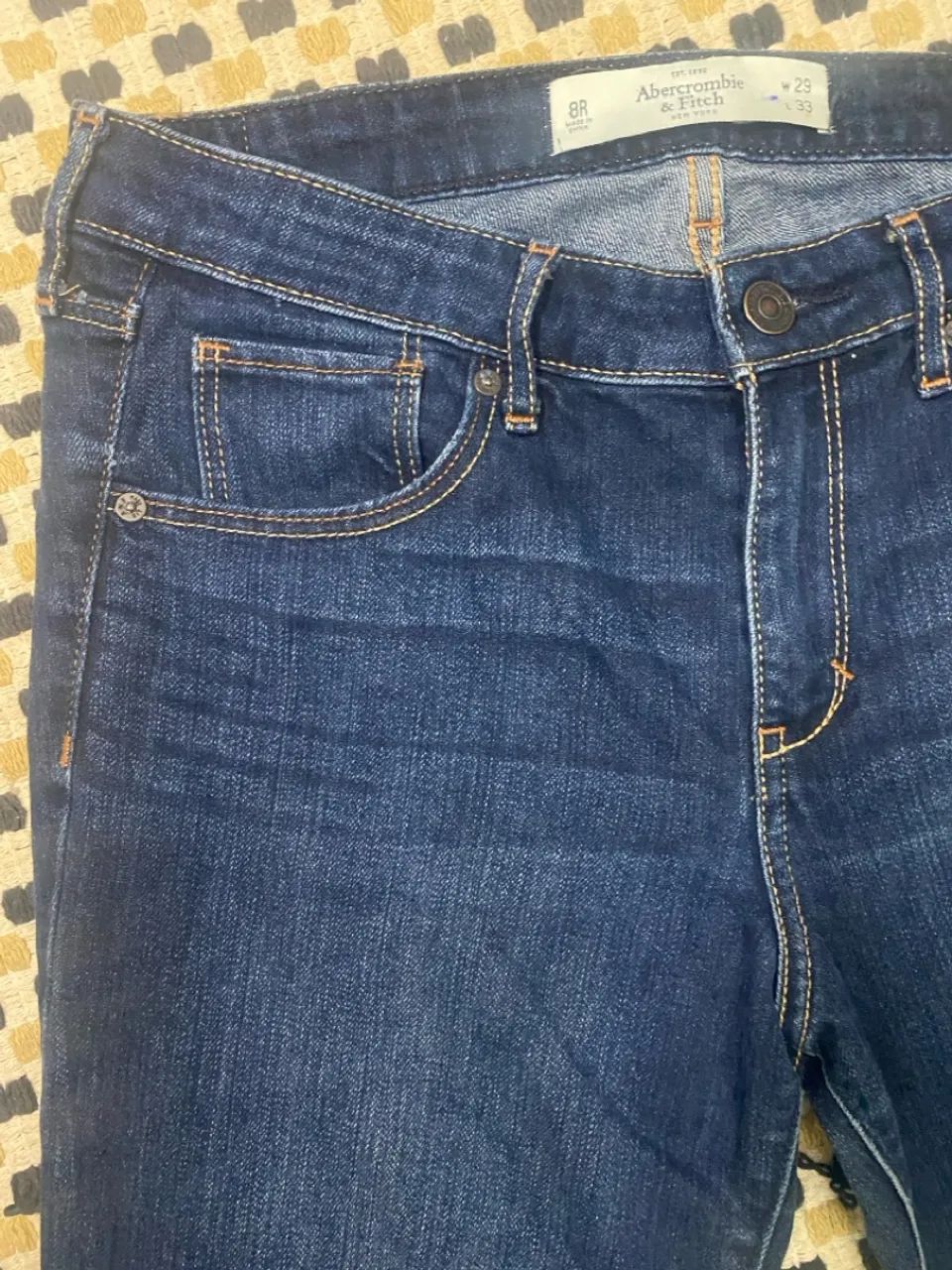 Calça jeans feminina Abercrombie  - Foto 3