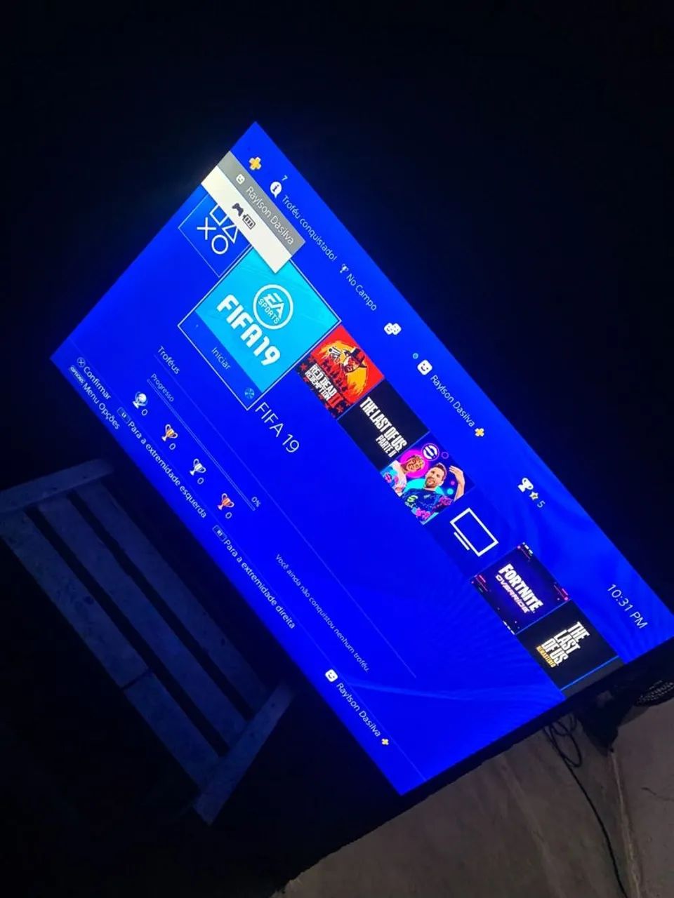Ps4 slim 1TB 2 controles 2 jogos  - Foto 3