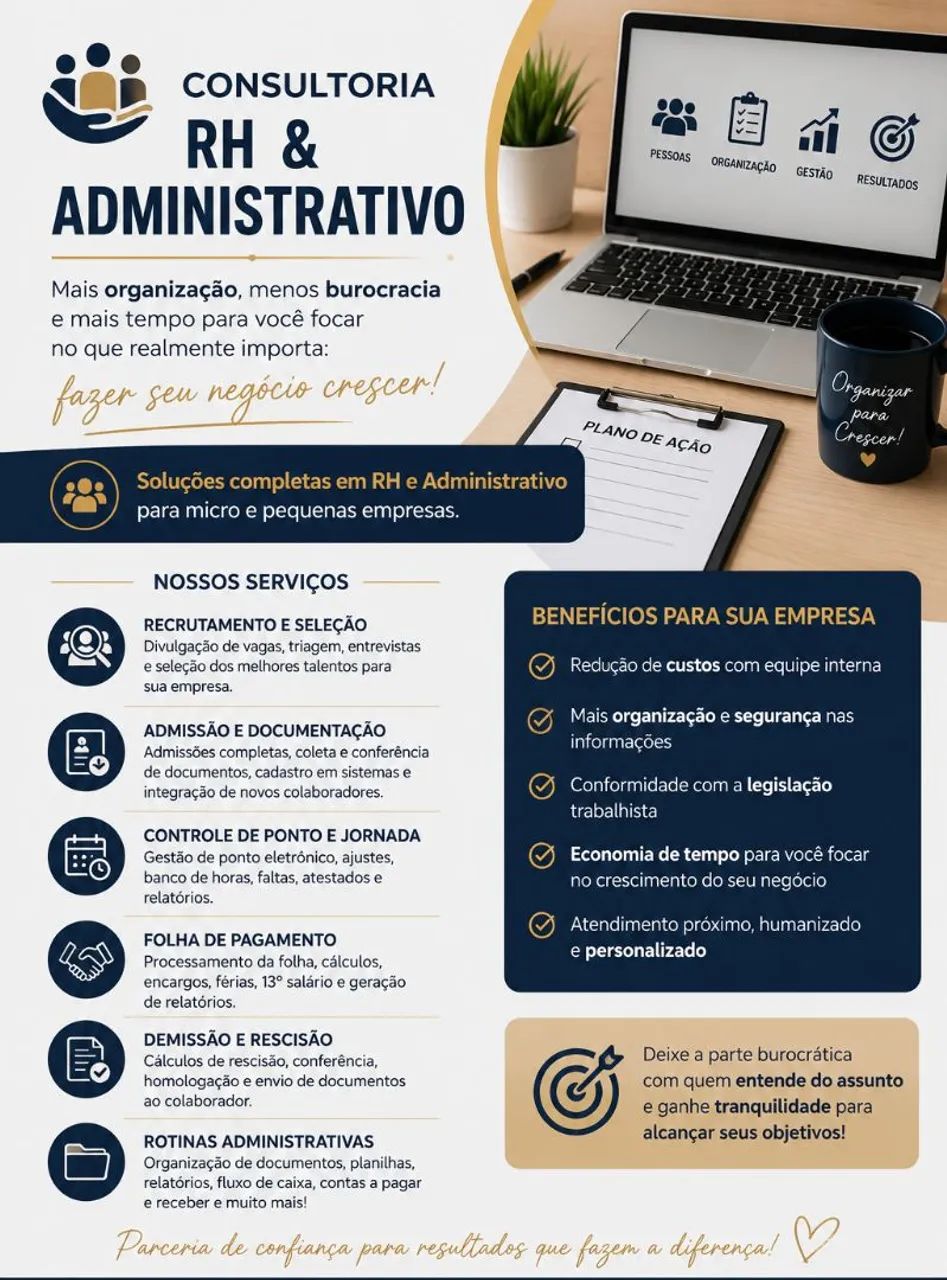 Serviços Administrativo e Rh
