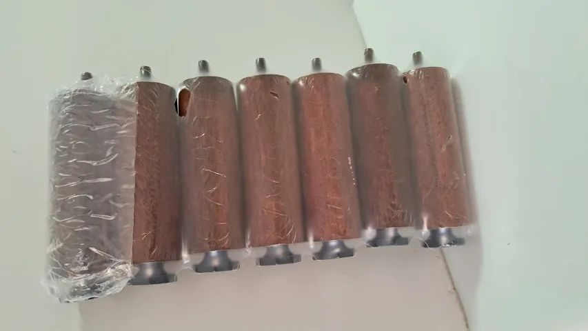 Kit com 7 Pés para Cama Box em Madeira 