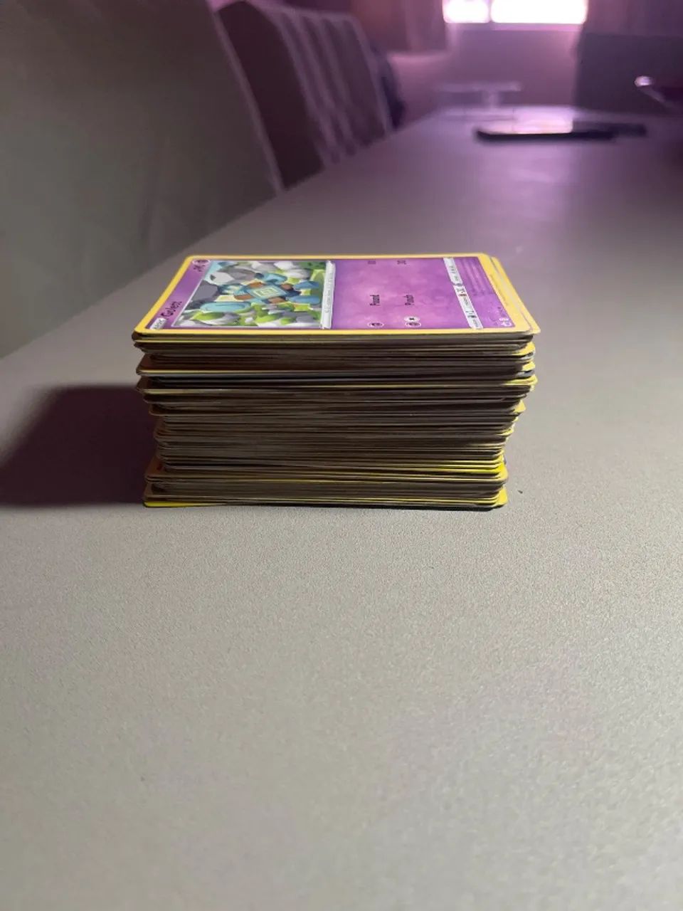 Cartas pokémon 139 cartas e 7 cartas raras