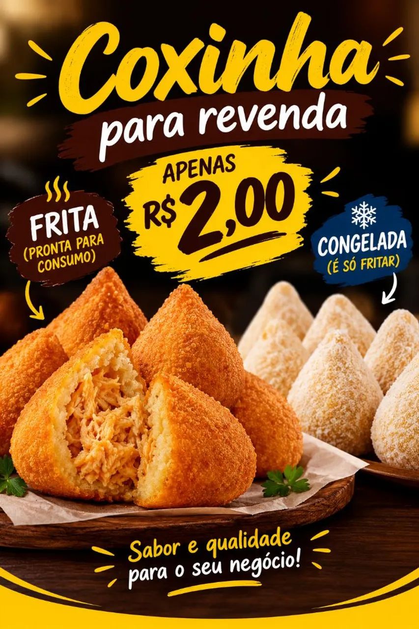 Coxinha para revenda