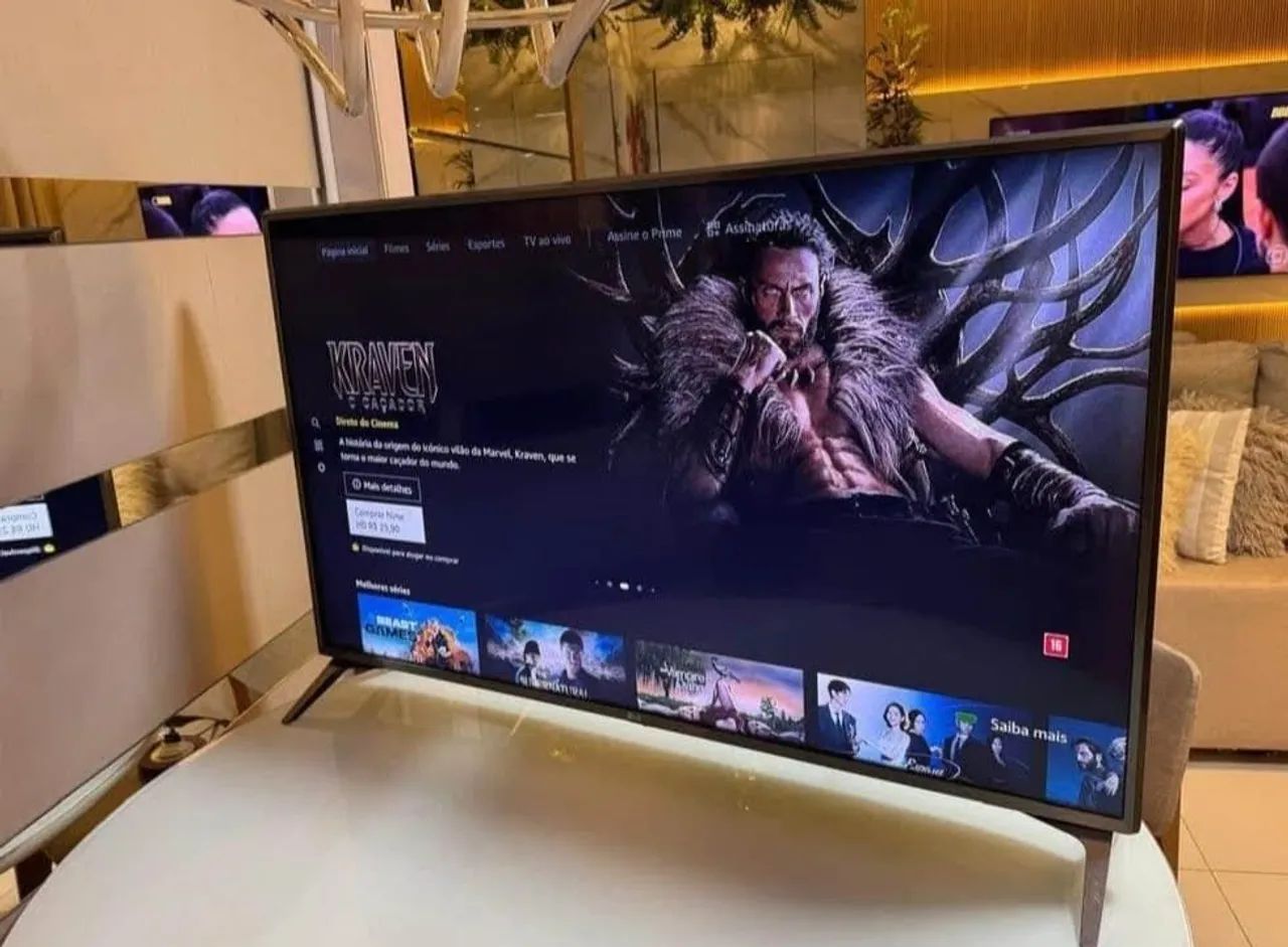 TV 43 polegadas smart com cabo controle todos apss YouTube e Netflix é d mais  - Foto 3