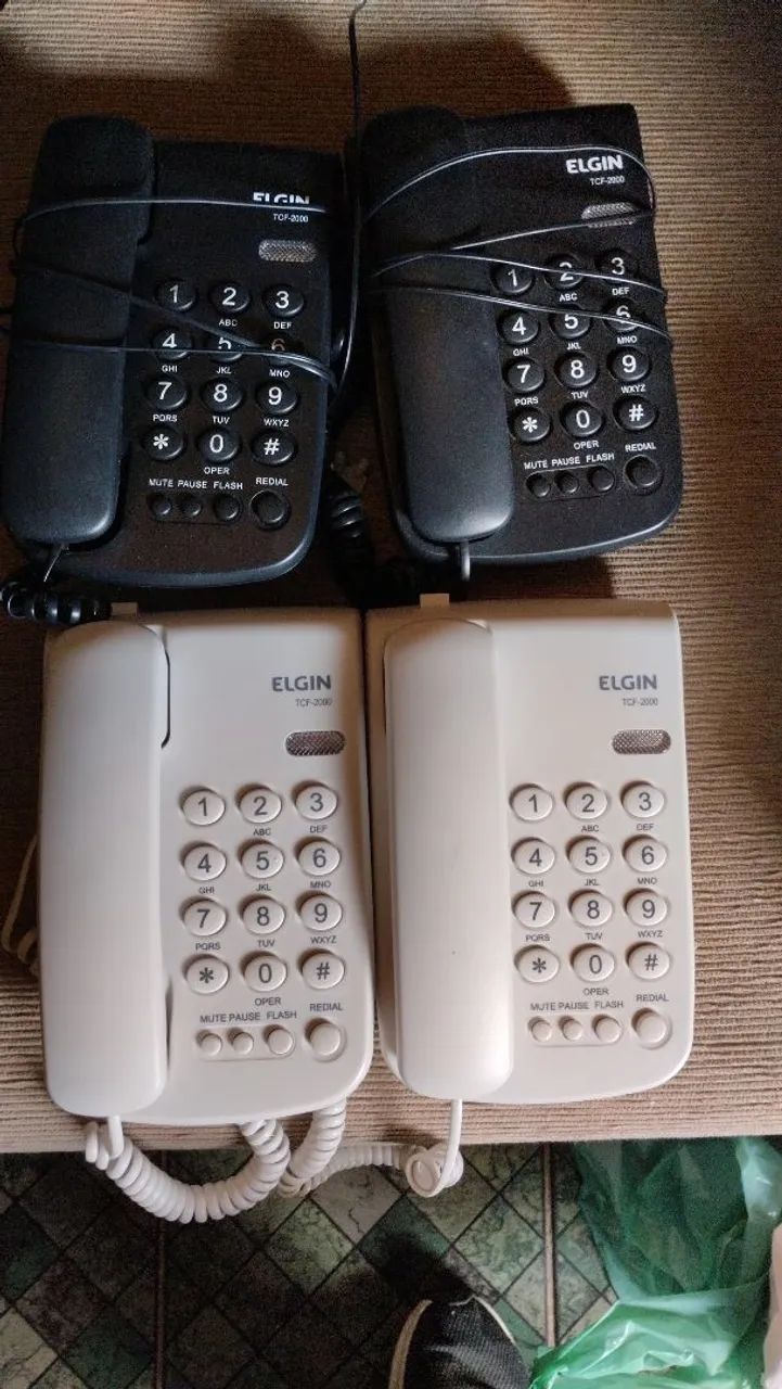 Telefones Intelbras pouco usados