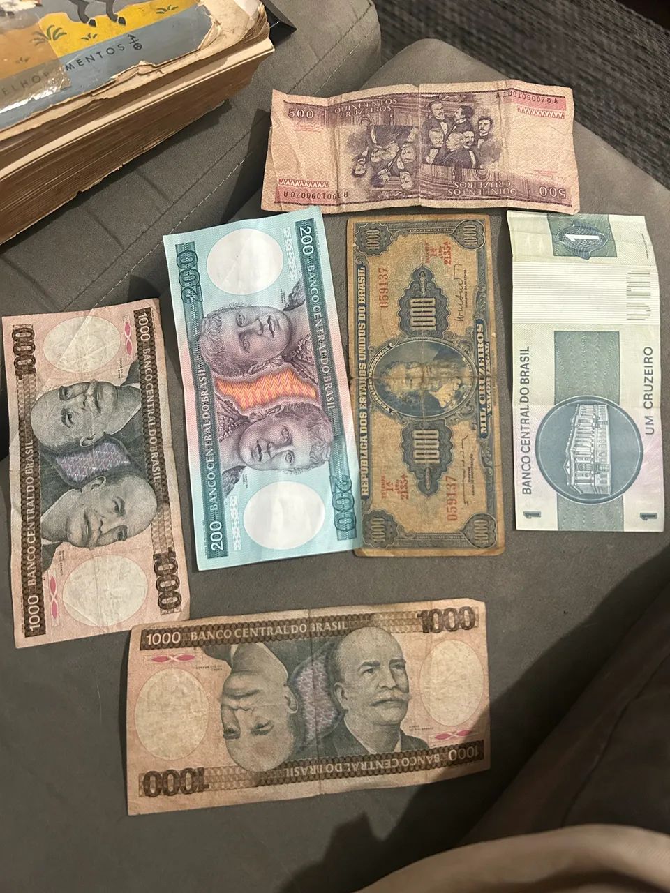 6 CÉDULAS ANTIGAS BRASILEIRAS DE COLECIONADOR  - Foto 3