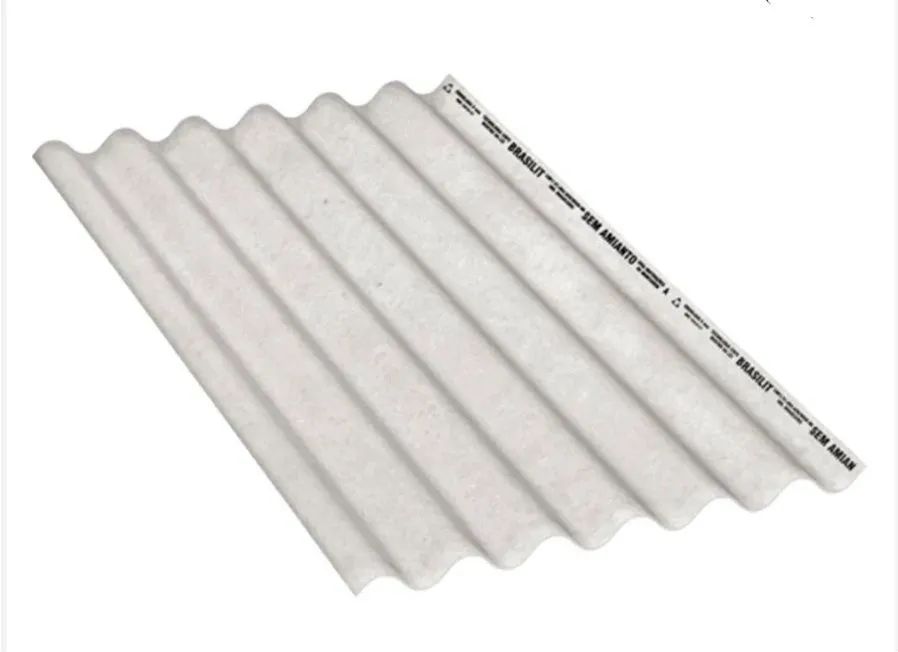 Duas Telhas Brasilit Impermeabilizadas 1,10x2,44 (5mm) - NOVAS