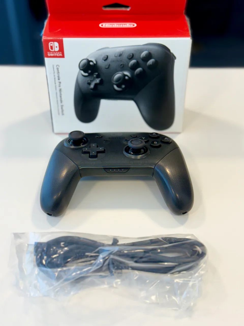 Controle Pro Nintendo Switch Original na Caixa - Foto 3