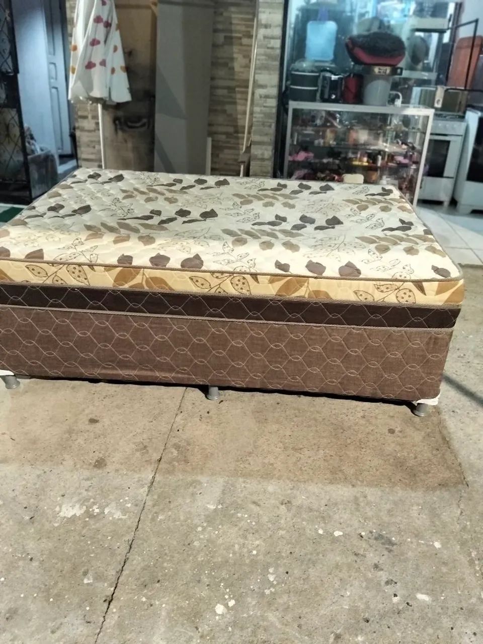 Cama de casal seme nova entrega grátis  - Foto 3