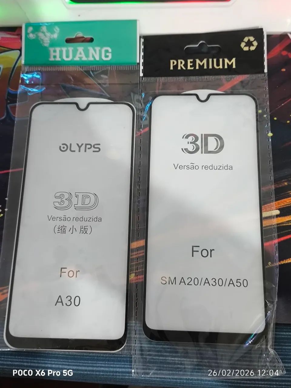 Películas Kit 4 Celular A20 , A30 , A50 - Foto 3