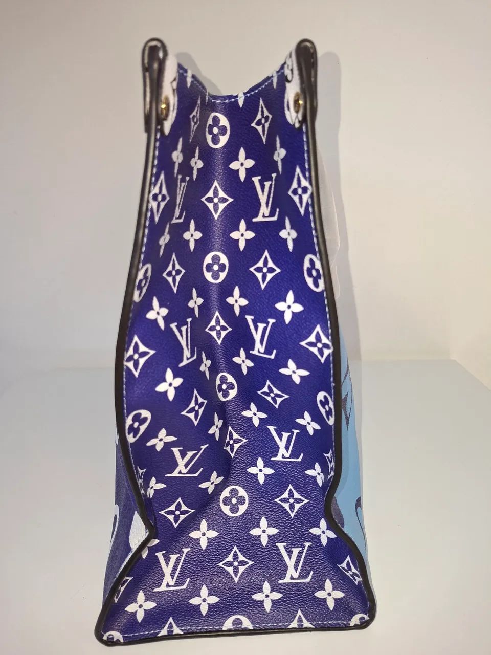 Bolsa Louis Vuitton OnTheGo Azul / Tamanho XL - Foto 4