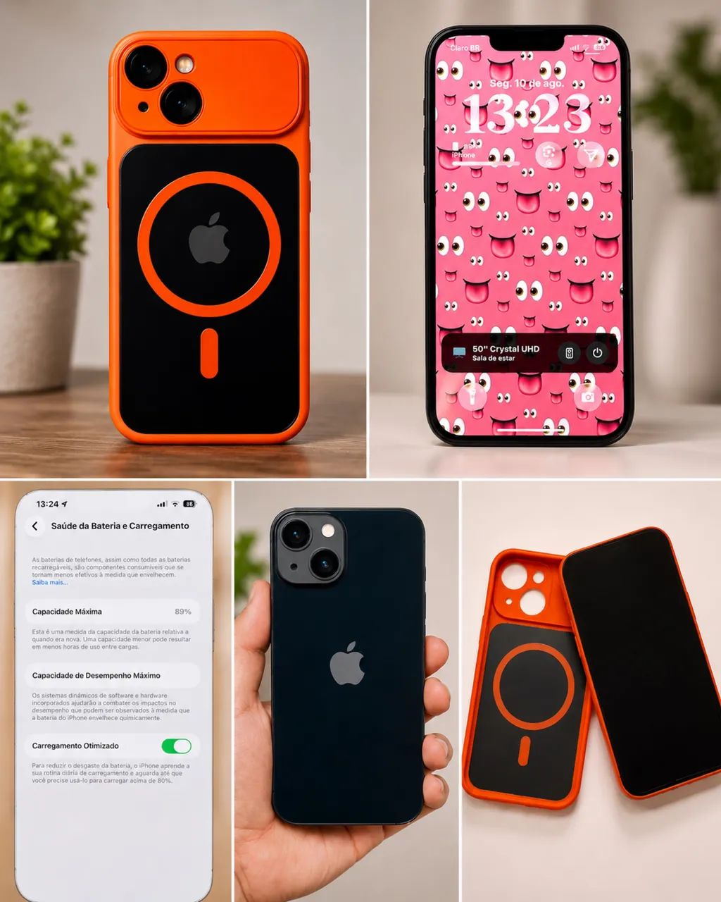 iPhone 13 preto 128 gb 