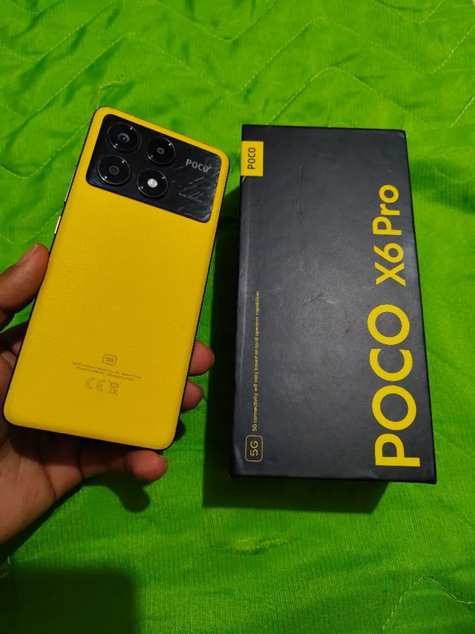 POCO X6 Pro 5G - 512GB | 12GB RAM | Amarelo