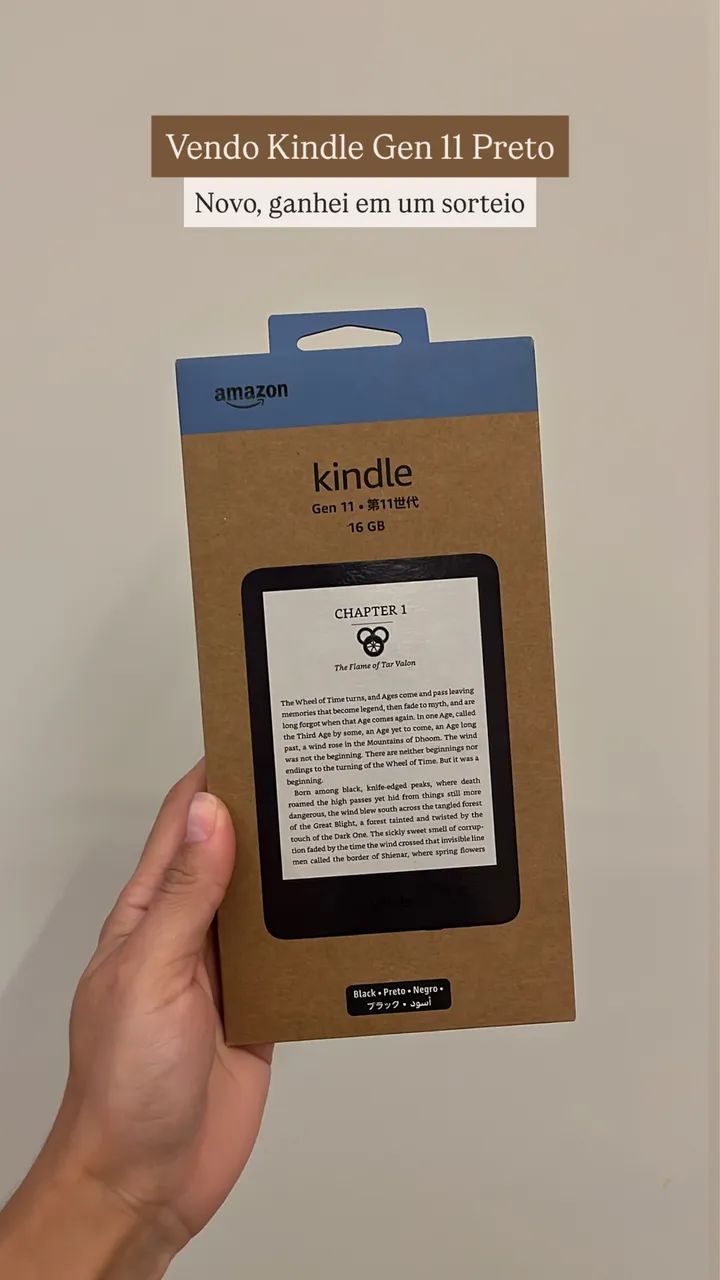 Kindle 11ª Geração 16gb Preto