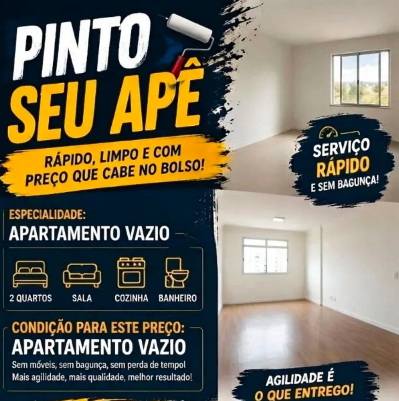 Precisa Pintar seu apartamento?