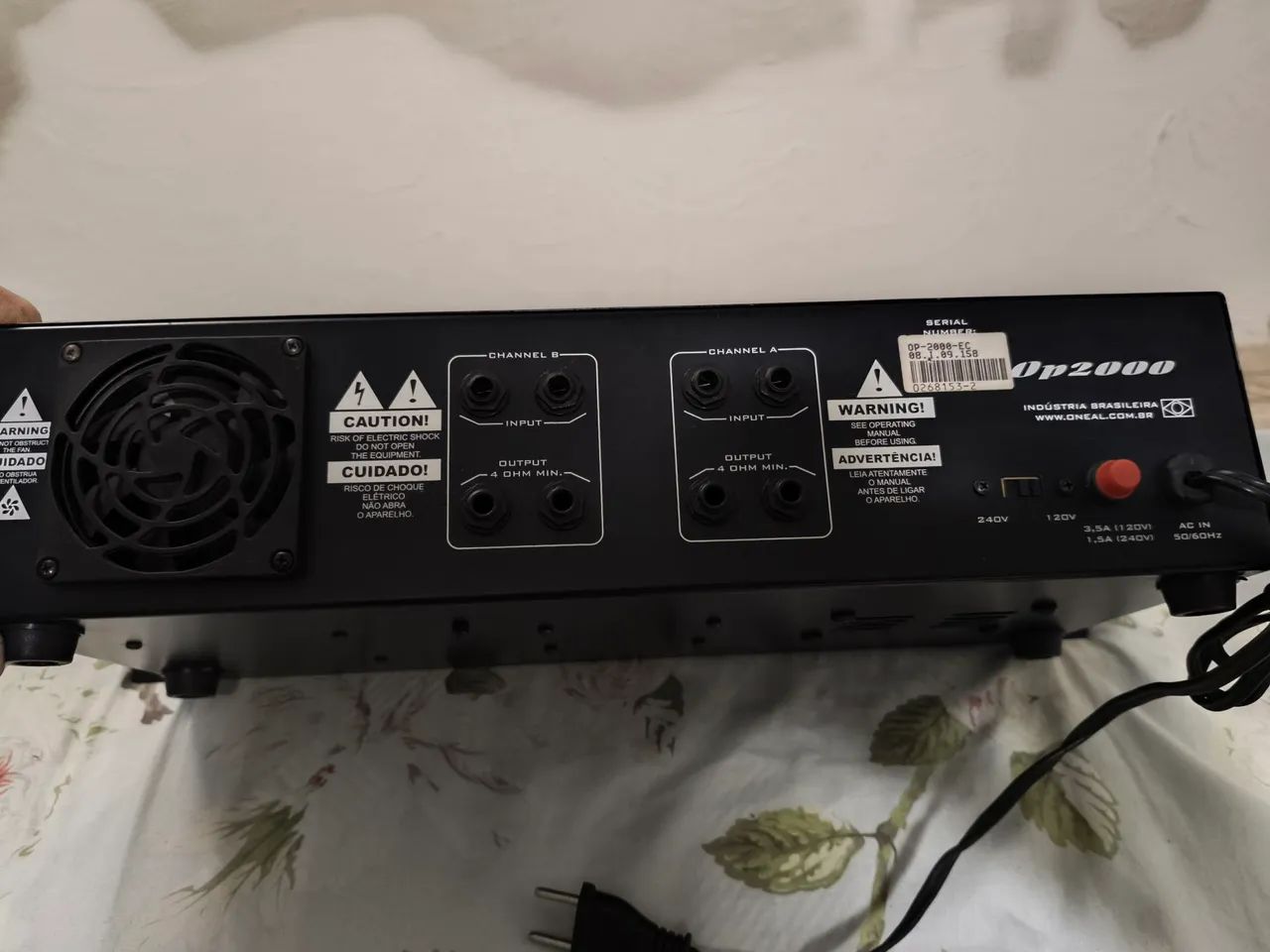 Amplificador de potência oneal 2000. - Foto 3