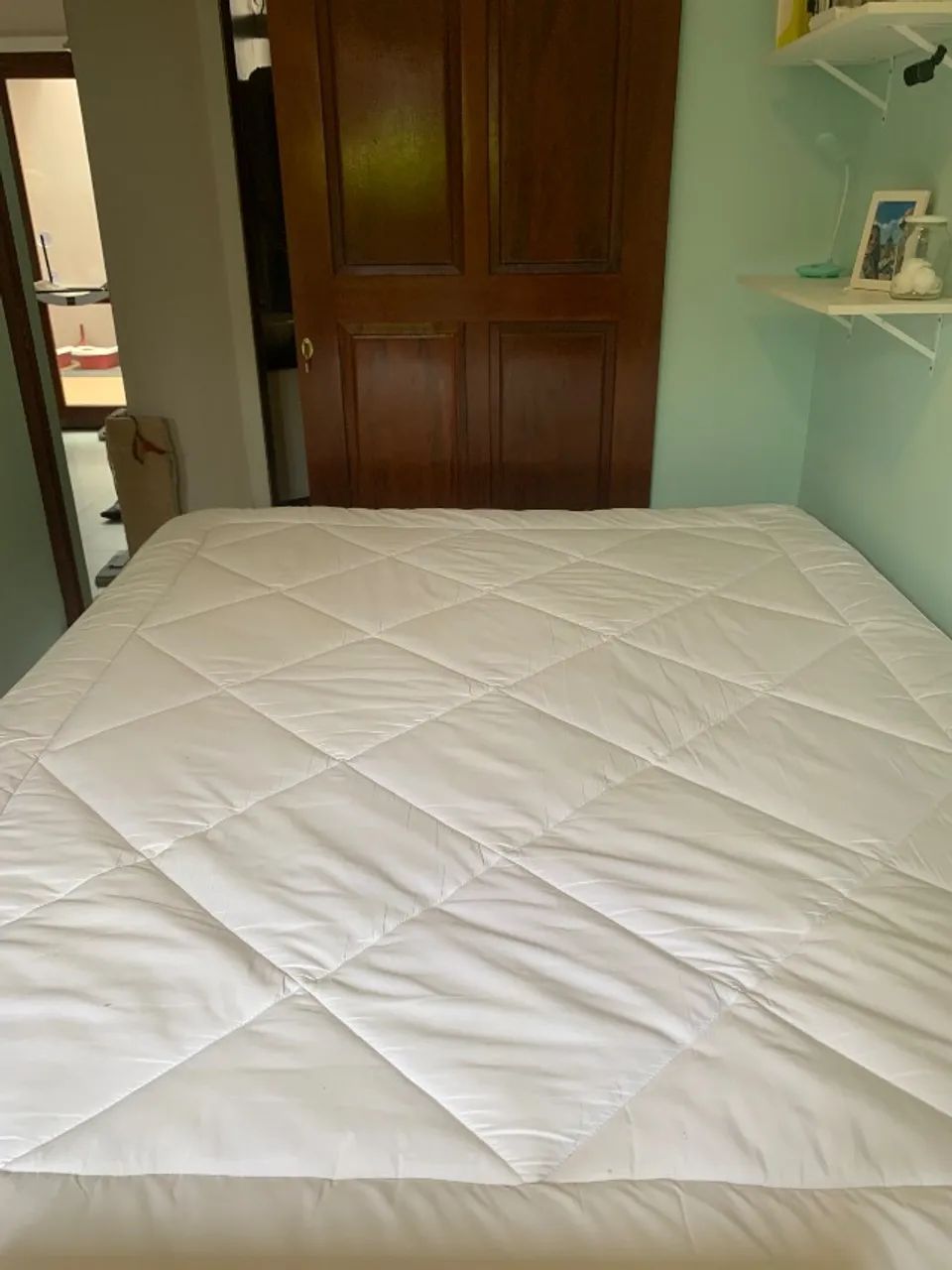 Conjunto Cama Box com Pillow top - King Star