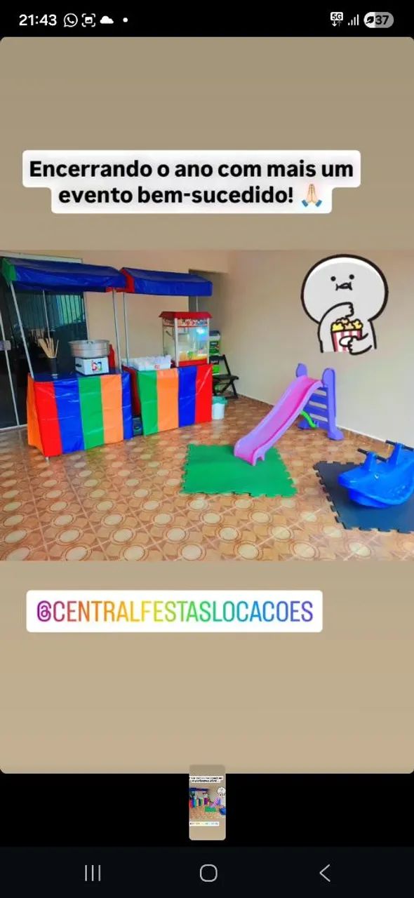 Máquina de Pipoca e Máquina de Algodão Doce