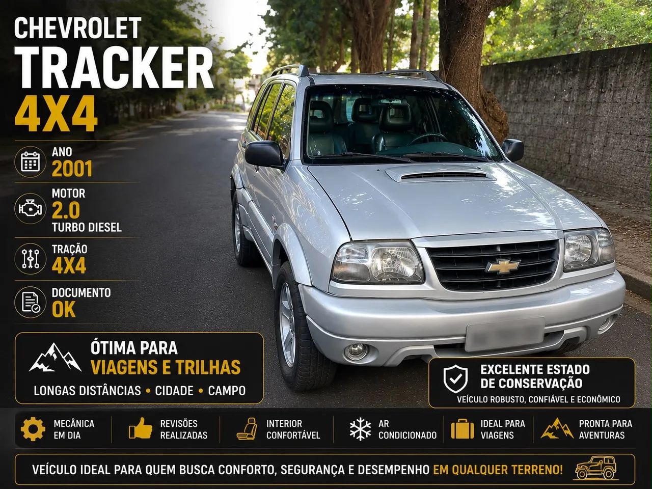 Chevrolet Tracker TRACKER 2.0 TB Int. Diesel 4x4 4p 2001