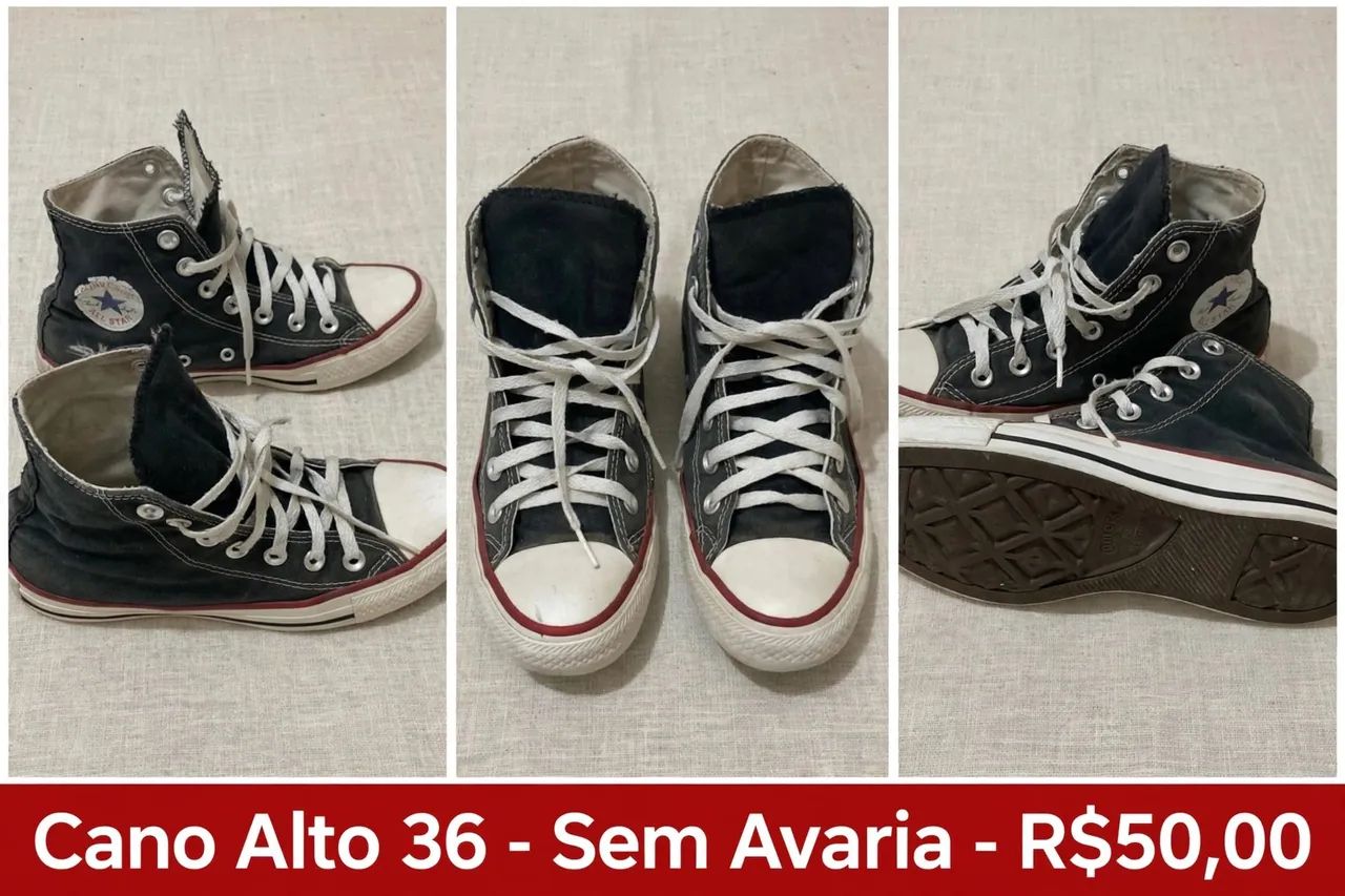 Tênis e bolsa