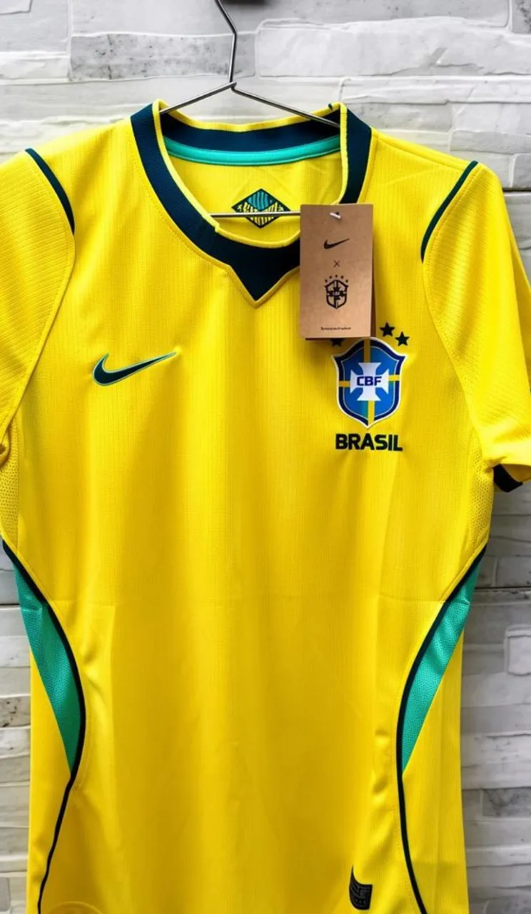 Camiseta dry Fit Brasil seleção copa - Roupas - Passagem do