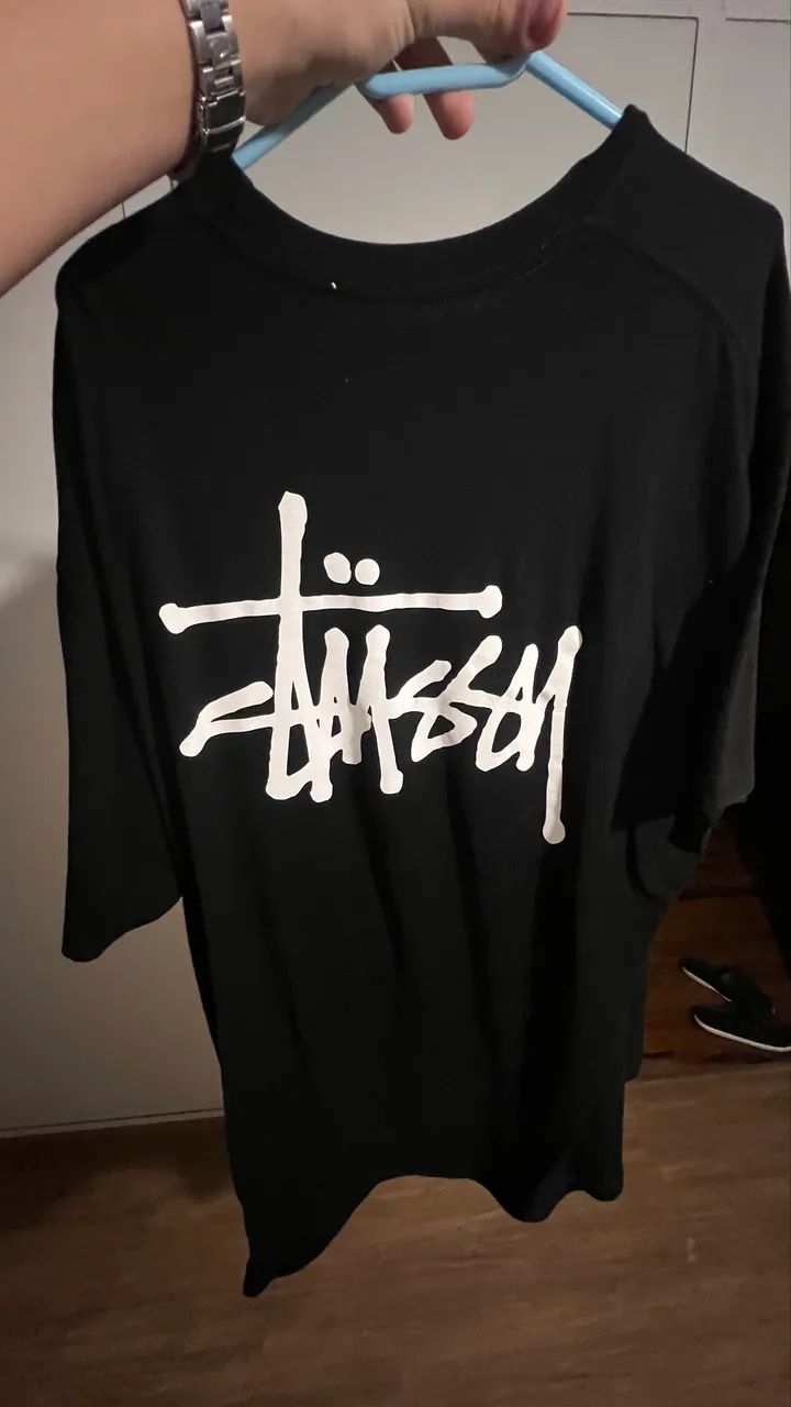 Camiseta Stussy Basic Black - Foto 2