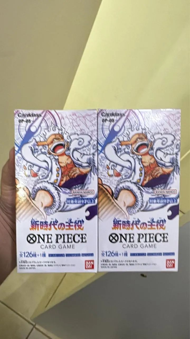 2x OP05 ONE PIECE JP LACRADA BOOSTER BOX - Brinquedos e Jogos